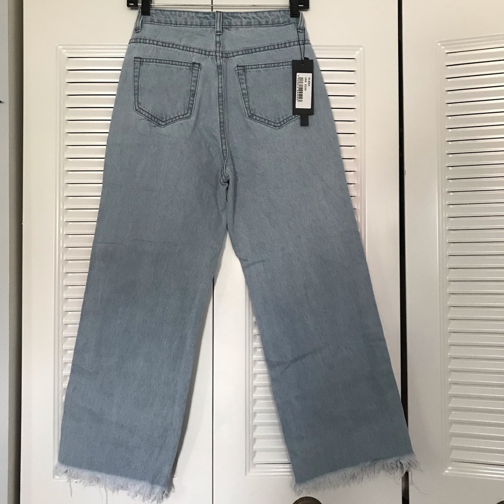 Pink stripe- High Rise jeans - Picture 4 of 5